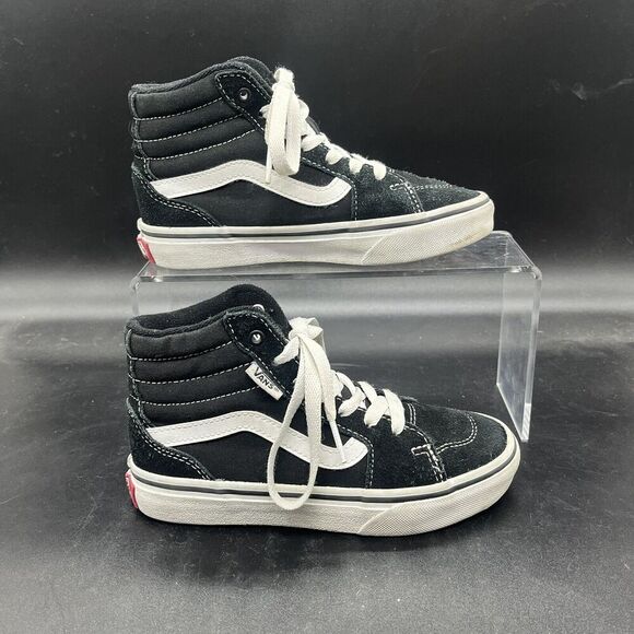 Vans SK8-hi sneakers youth size 13 721356 black white casual skater school
